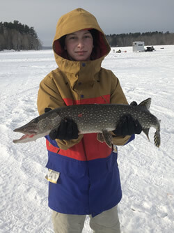 Northern Pike caught with Six Fins Guide Service.